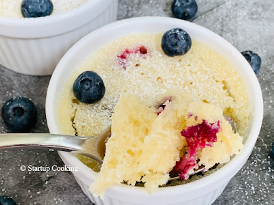 blueberry mug cake