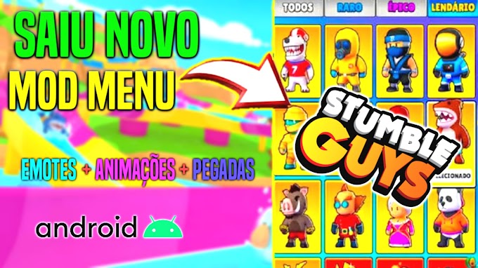 STUMBLE GUYS MOD MENU 0.37 SAIU NOVO MOD APK FUNCIONANDO TUDO! ATUALIZADO O MELHOR ANTI BAN 