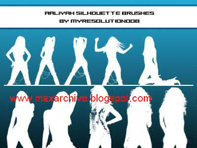 silhouettes of women. Women Silhouettes - Photoshop