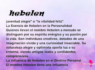 significado del nombre hebelen