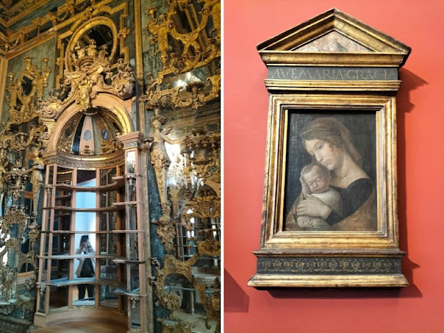 Gabinetto specchi dipinto Mantegna Bode-Museum Berlino