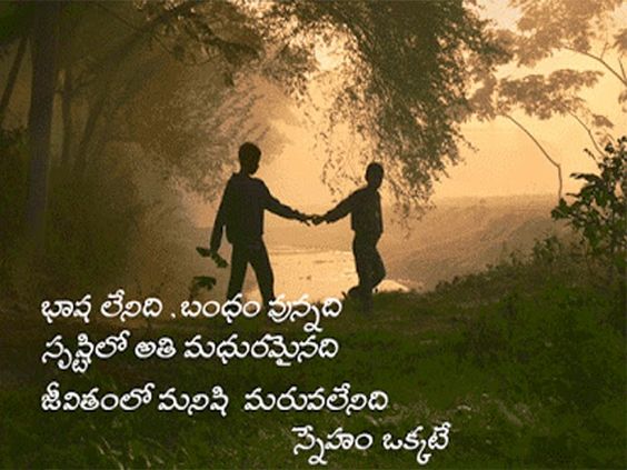 Best Friendship Day Quotes in Telugu