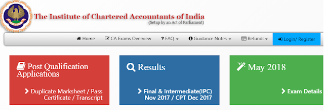 icaiexam.icai.org - ICAI Common Proficiency Test (CPT) Apply Online, Exam Date, Result