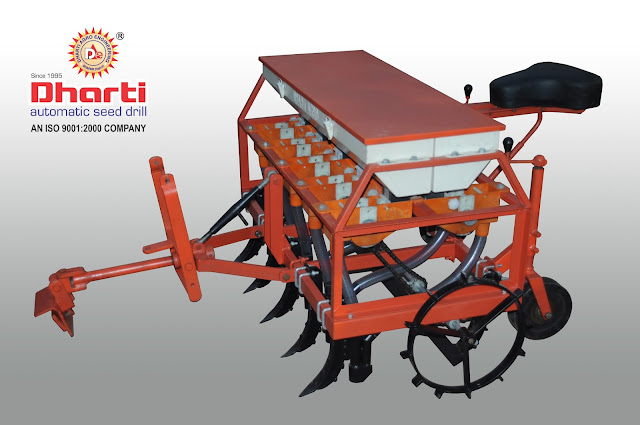 Power Tiller Operated Automatic Seed Drill India