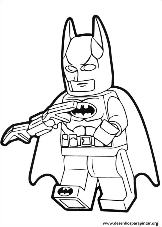 Batman Lego Coloring Pages 10