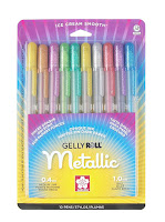 Gelly Roll Metallic Gel Ink Pen Set