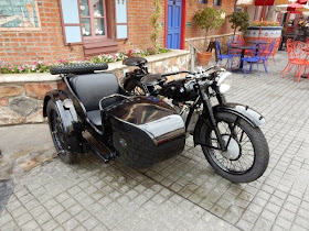 Inglourious Basterds movie motorbike sidecar