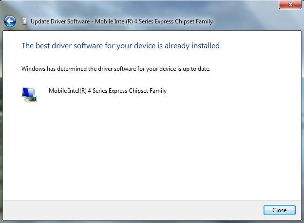 Best driver software is already installed