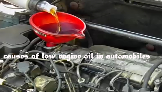 Causes of low engine oil level in cars