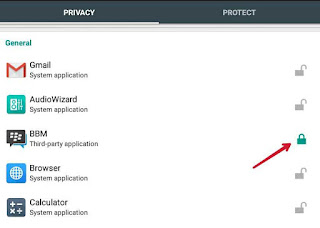 Cara Kunci Aplikasi BBM, Gallery, Pesan, dan Aplikasi Android