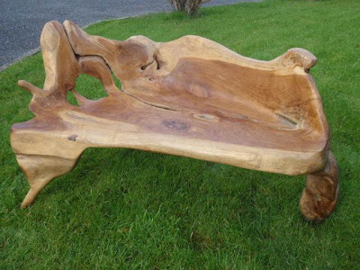 wooden garden bench