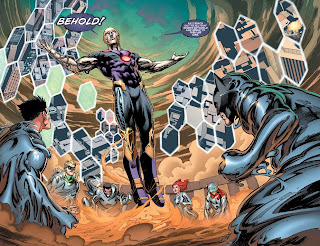 Behold Telos yapping to the surviving superheroes of Earth 2