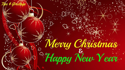 Merry Christmas Happy New Year Greetings Images