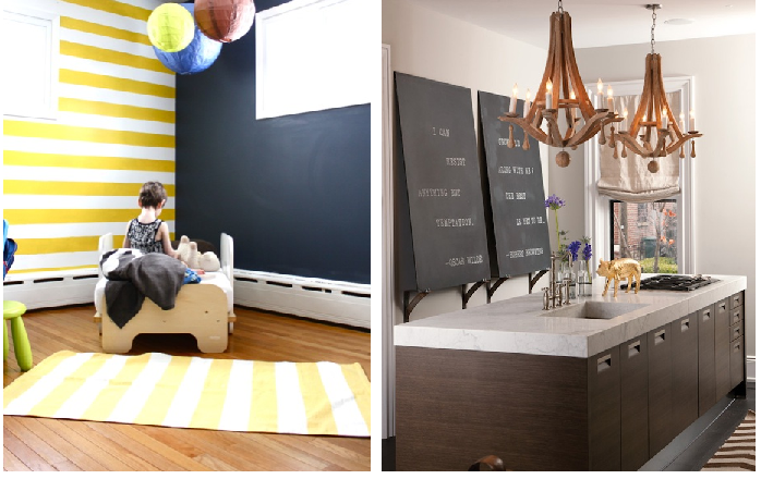 Bump to Baby Gear: Using Chalkboard Paint {Design Inspiration