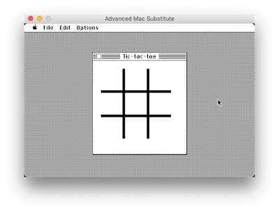 Advanced Mac Substitute running Tic-tac-toe game