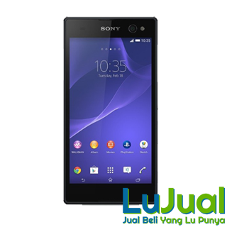 Tampilan Depan Hitam - Sony Xperia C3 Dual Sim | LuJual