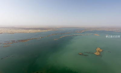 Desierto de Taklamakán, río Tarim