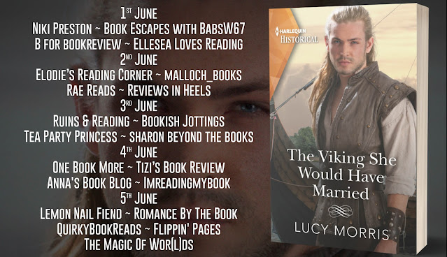 The Viking She Would Have Married by Lucy Morris blog tour banner