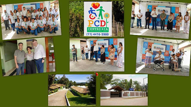 Imagens da inauguração do Centro Dia da Pessoa com Deficiência de Atibaia.
