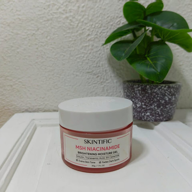 review skintific msh niacinamide brightening moisturizer gel