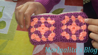 granny square, monedero, estuche, ganchillo, crochet