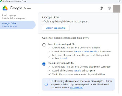 Tipo backup Google Drive