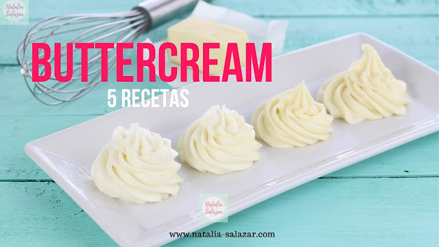 5 recetas buttercream natalia salazar
