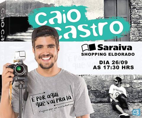 [Agenda] Caio Castro Lança livro em São Paulo!