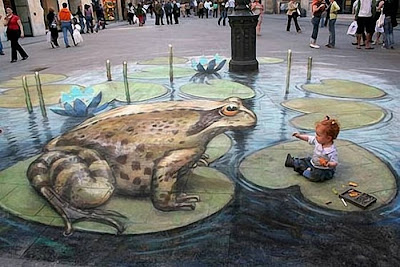 Stunning 3-dimensional drawings on asphalt Seen On www.coolpicturegallery.us