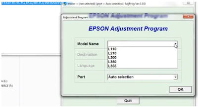 Reset Epson L360 Printer Automatically (Resetter)