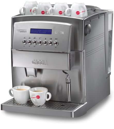 Gaggia 90500 Titanium Super Automatic Espresso Machine, Silver