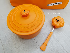 13 7-11 法國 Le Creuset 食尚集點送 食尚餐具組、雙層微波便當盒、食尚兩用餐墊、食尚保冷提籃