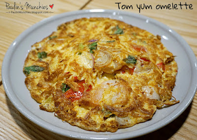 Tom yum omelette - Kin Kin Thai Kitchen at Vision Exchange Jurong East - Paulin's Munchies