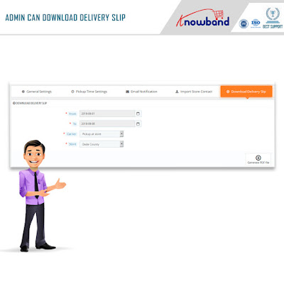 Delivery slip download