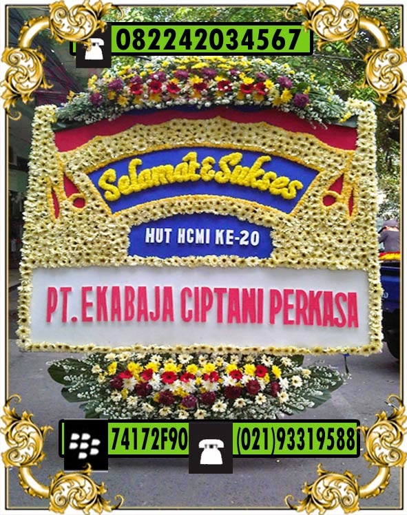 bunga peresmian kantor baru