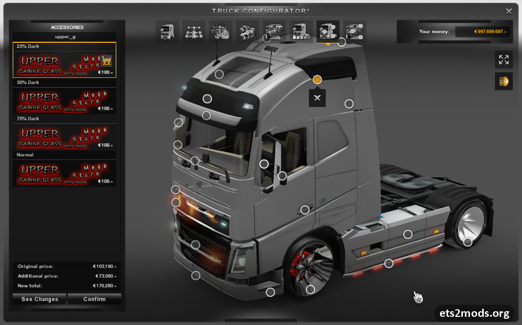 Mega Tuning Mod v 3 – ETS 2 Mods  ETS2 Mods