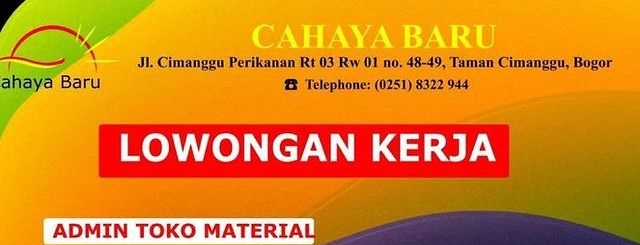 lowongan kerja bogor