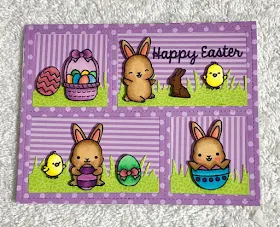 Sunny Studio Stamps: Chubby Bunny Customer Card Share by Cindy Genovia