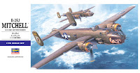 Hasegawa 1/72 B-25J MITCHELL (E16) English Color Guide & Paint Conversion Chart