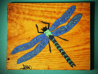 Dragonfly Wood Art 