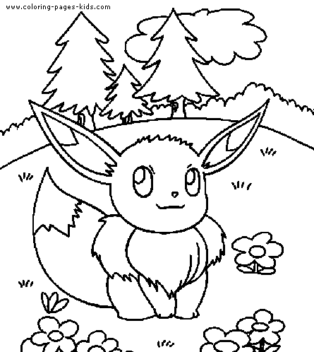 Coloring Sheets  Kids on Free Coloring Pages  Pokemon Coloring Pages  Anime Pokemon Printables