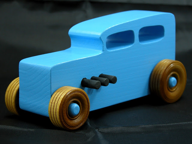 20171116-124739 - Wooden Toy Car - Hotrod Freaky Ford - 1932 Ford - Sedan