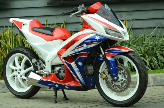 Gambar Modifikasi  Motor  Honda  Blade 