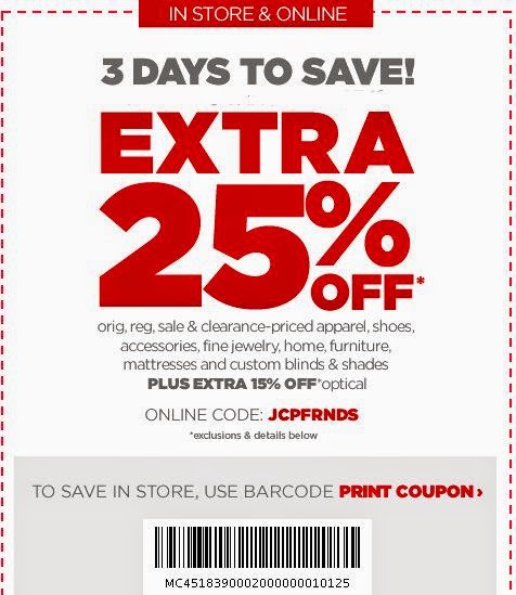 jcpenney coupons 2018