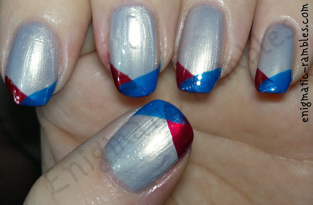 tri-colour-nail-challenge-leighton-denny-be-my-berry-primark-glo-baby-glo-barry-m-retro-blue-funky-french