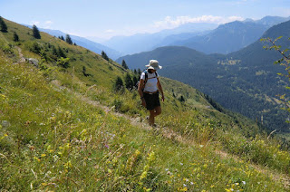 On the GR5 trail from St-Dalmas-Le-Selvage-to-Col-de-la-Colombière