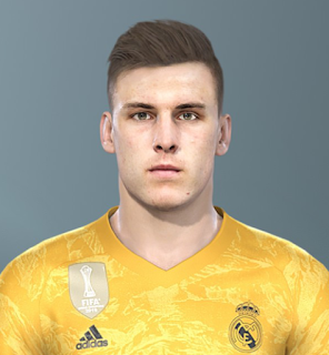 PES 2019 Faces Andriy Lunin by Sofyan Andri