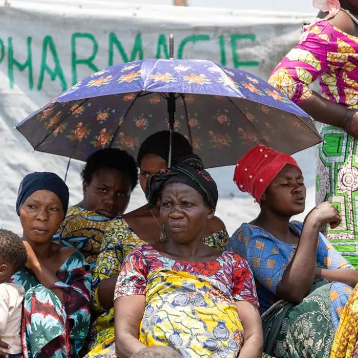 50-year old woman, who is president of the displaced widows of the Lushagala site for internally displaced people in the Democratic Republic of the Congo