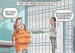 Kim Davis Gets Tofu