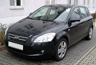 Une Kia Cee’d noire